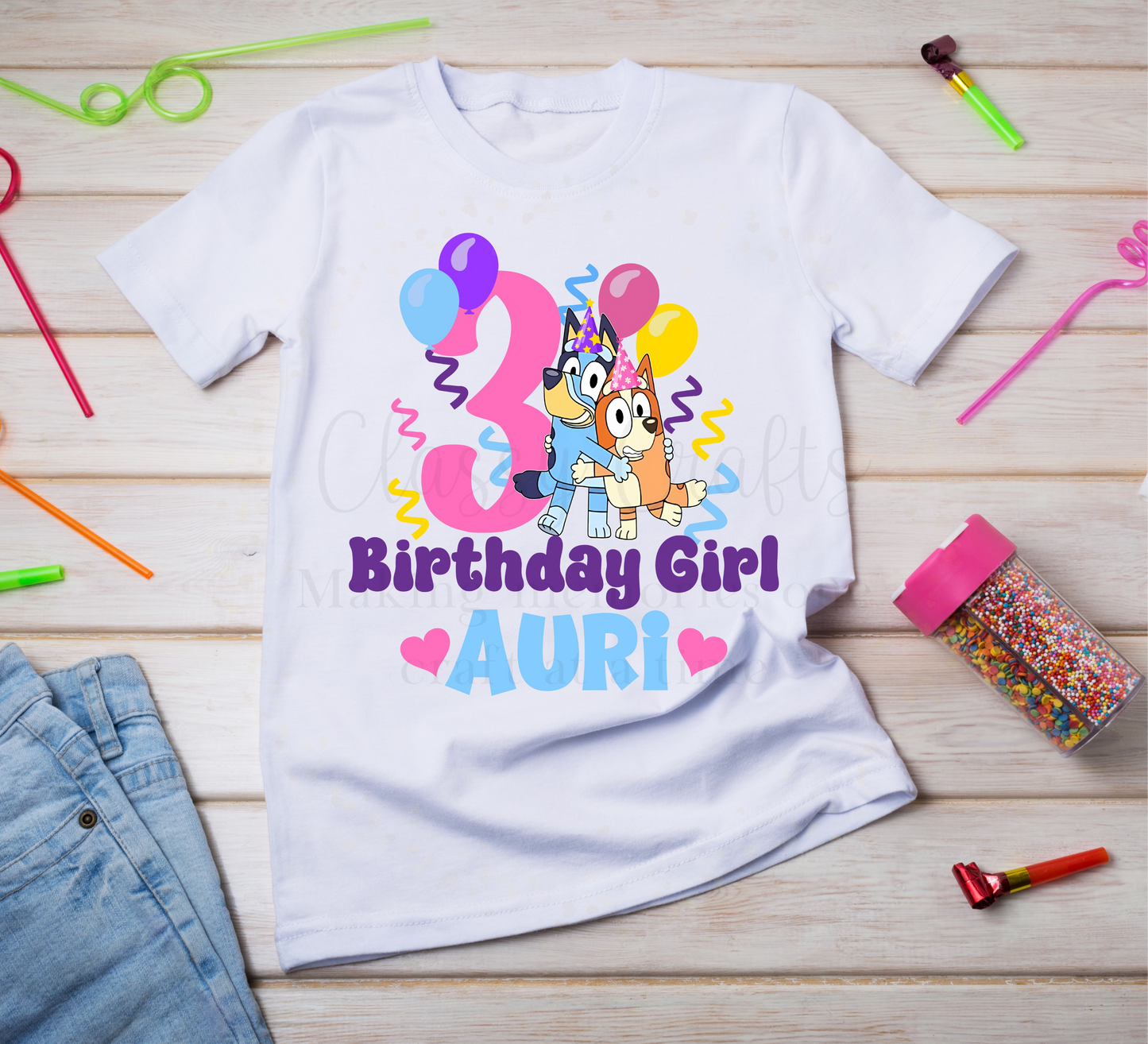 Bluey Birthday Girl Shirt