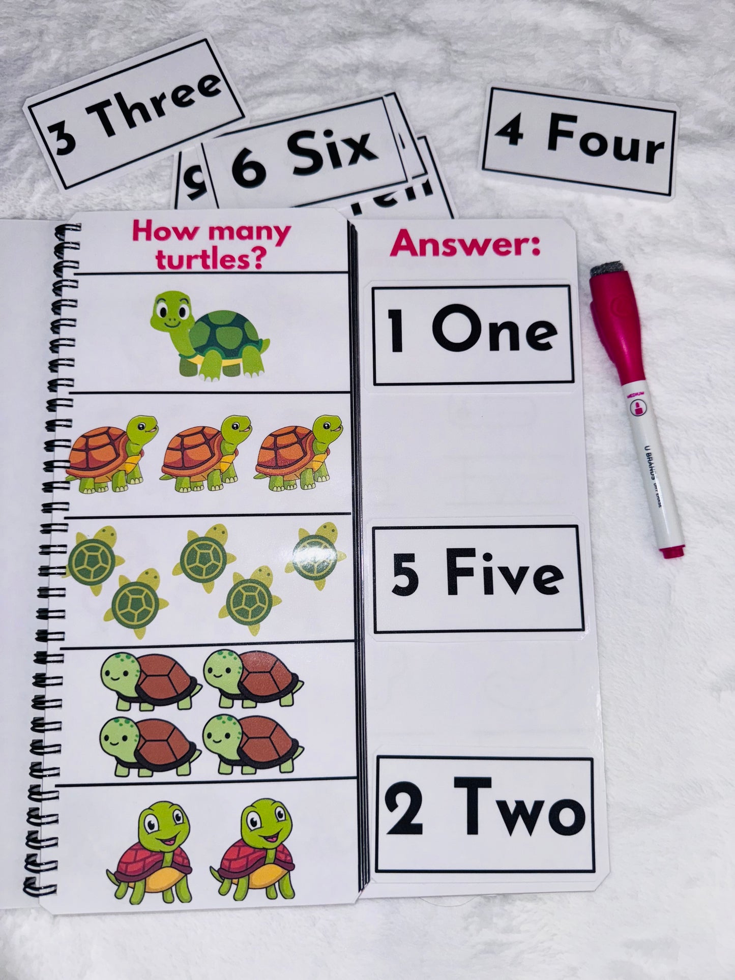 Personalized Kids Number Book