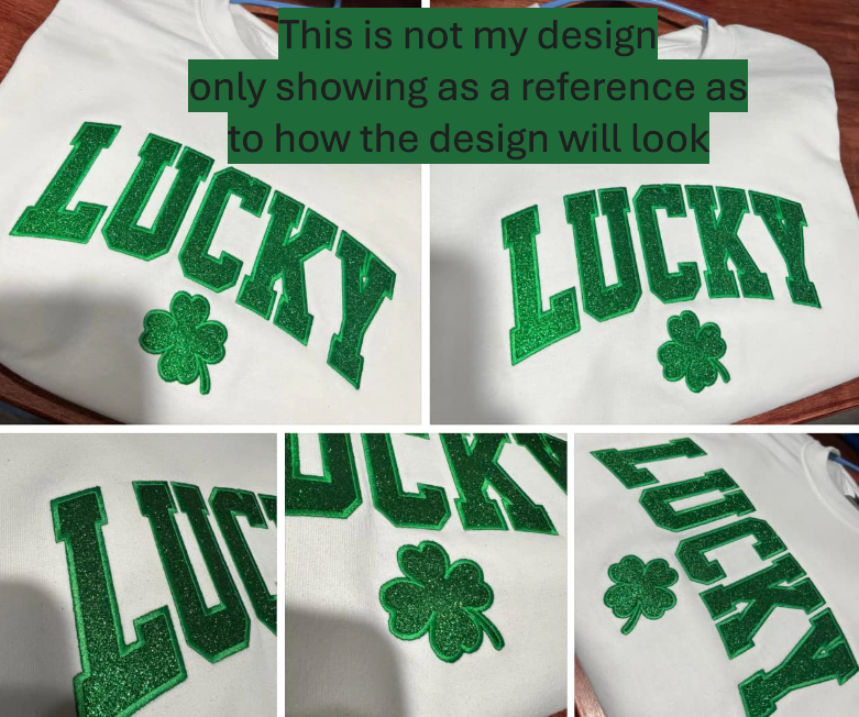 Lucky Clover Applique Embroidery Design