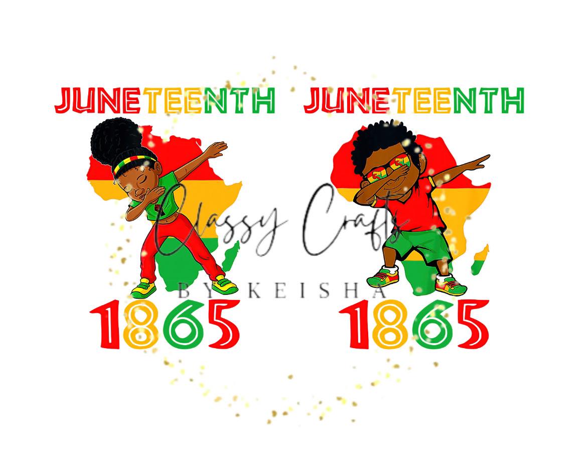 Boy Dabbin' Juneteenth Digital Download