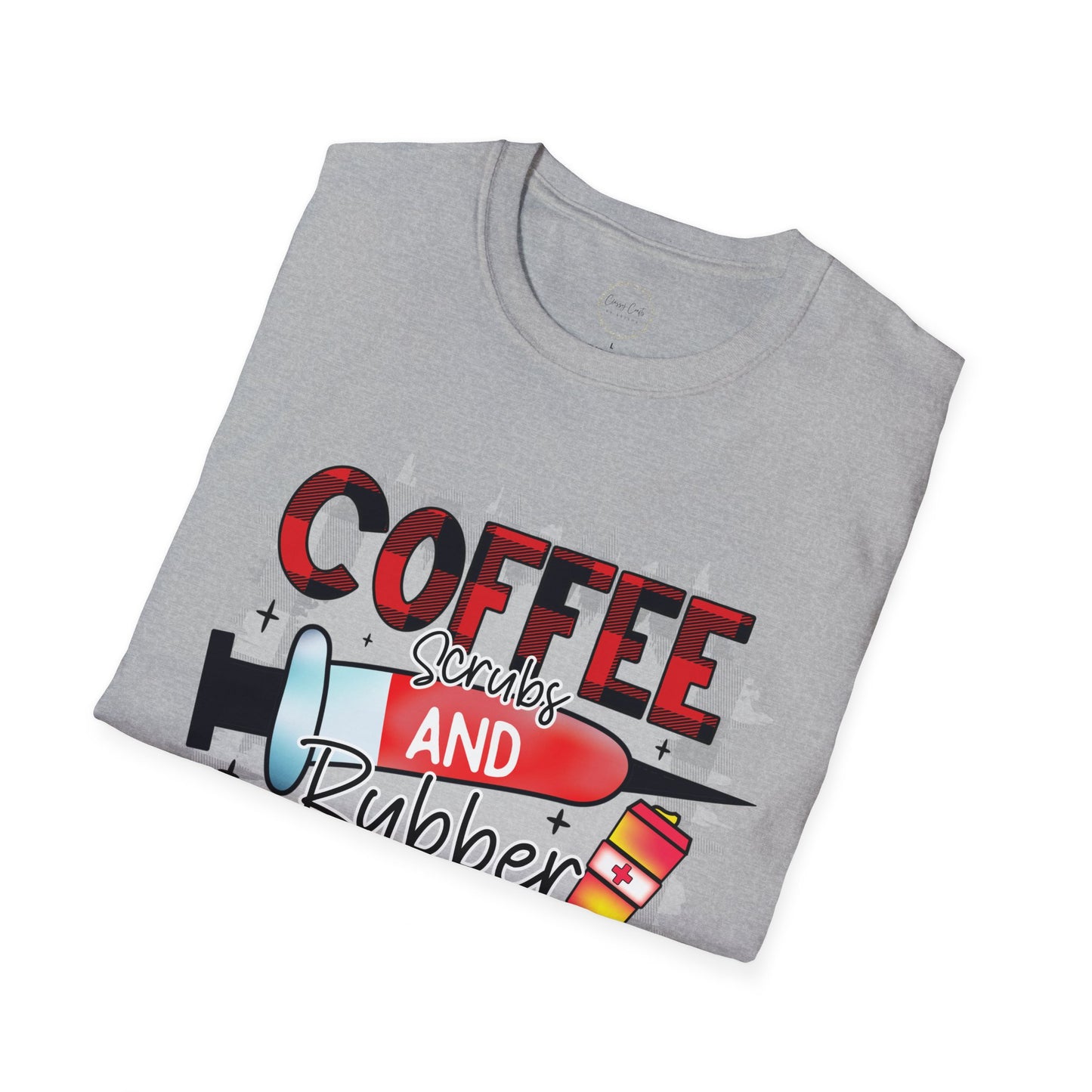 Coffee, Scrubs, and Rubber Gloves Graphic Shirt