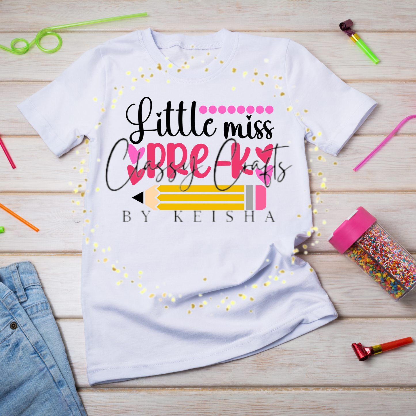 Little Miss Prek Pencil Shirt