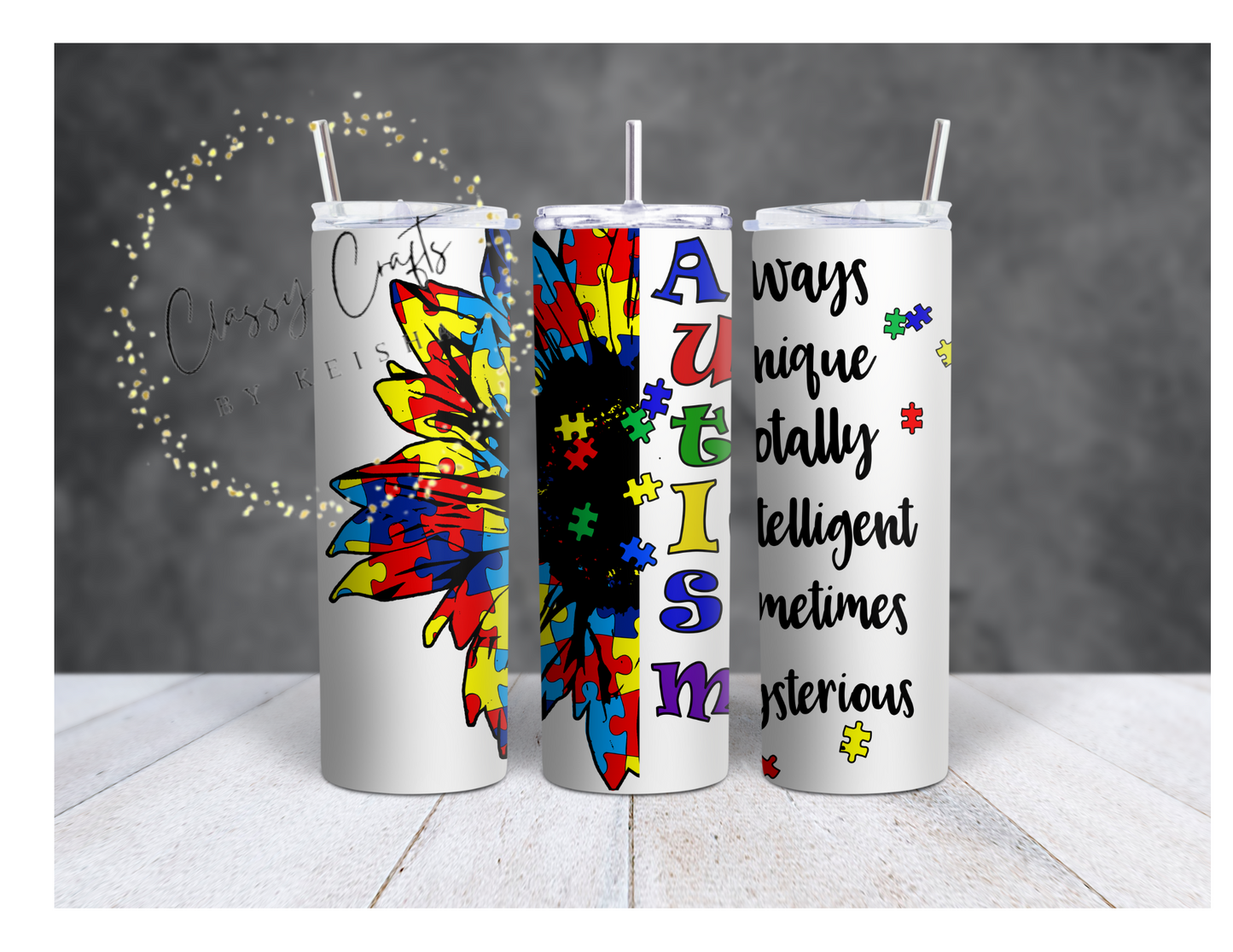 Autism Awareness Tumblers