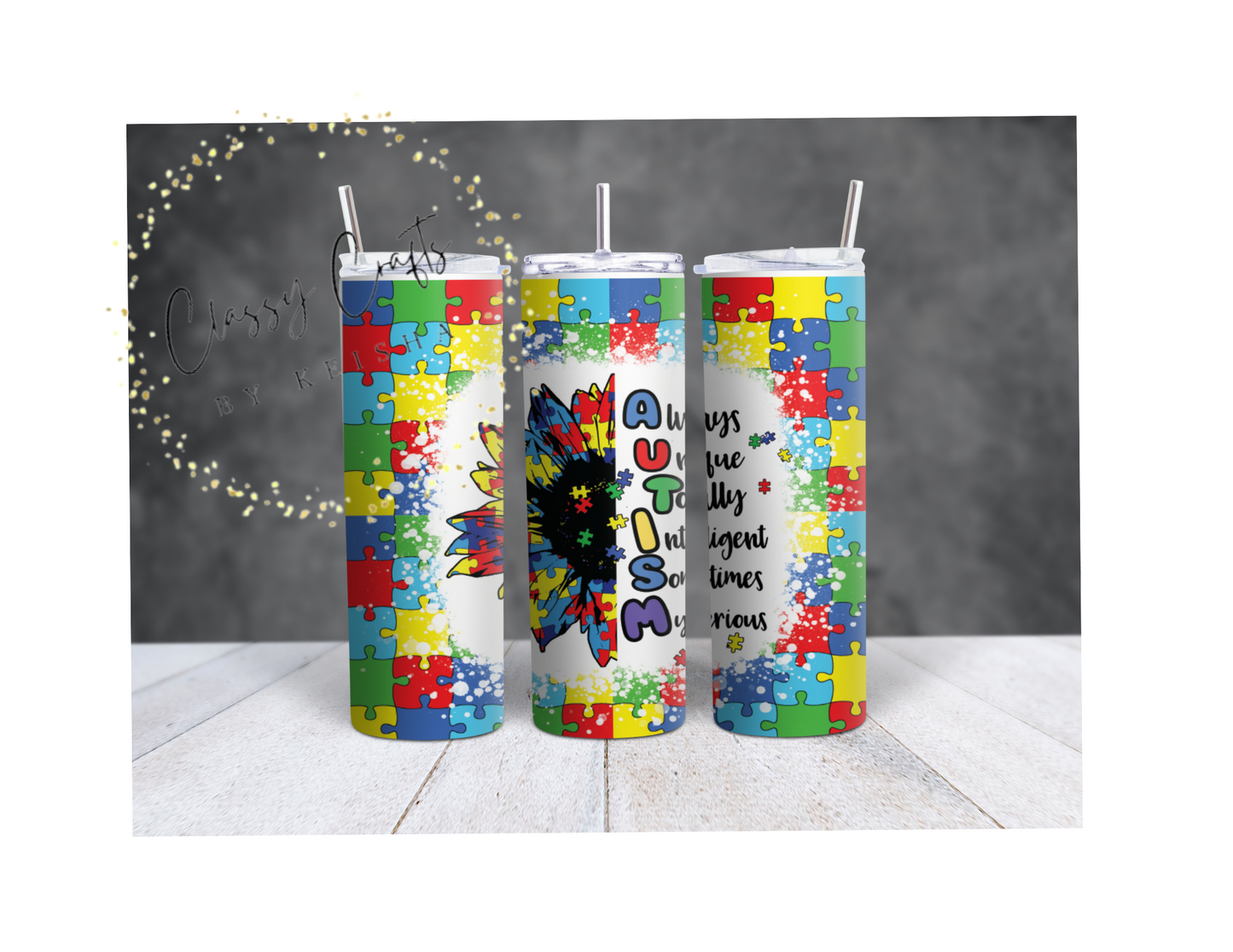 Autism Awareness Tumblers