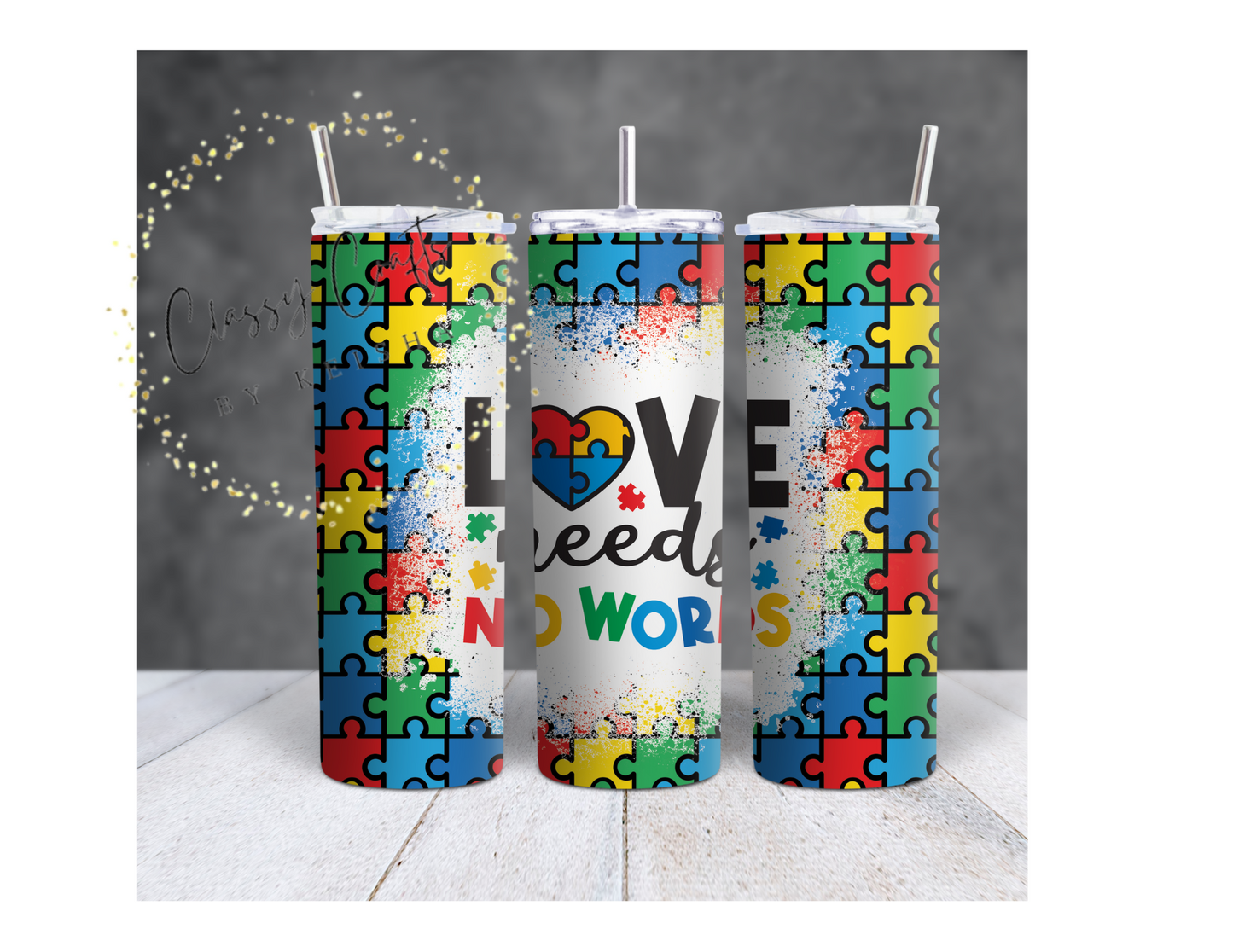 Autism Awareness Tumblers