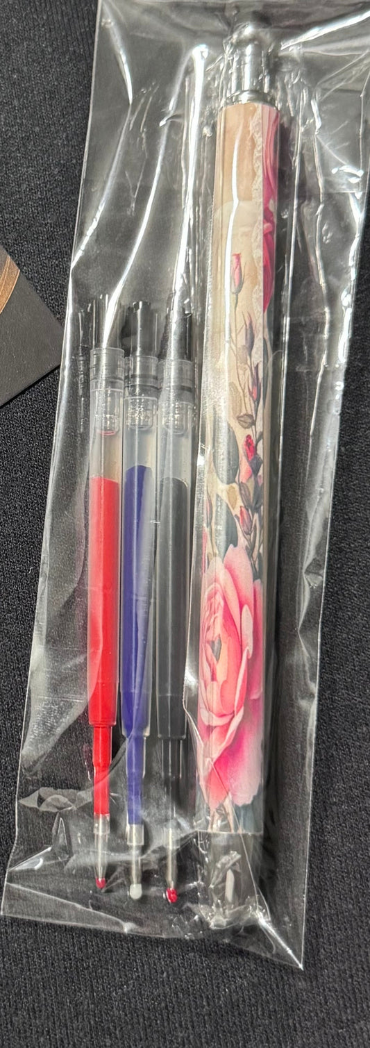 Vintage Rose Ball Point Pen