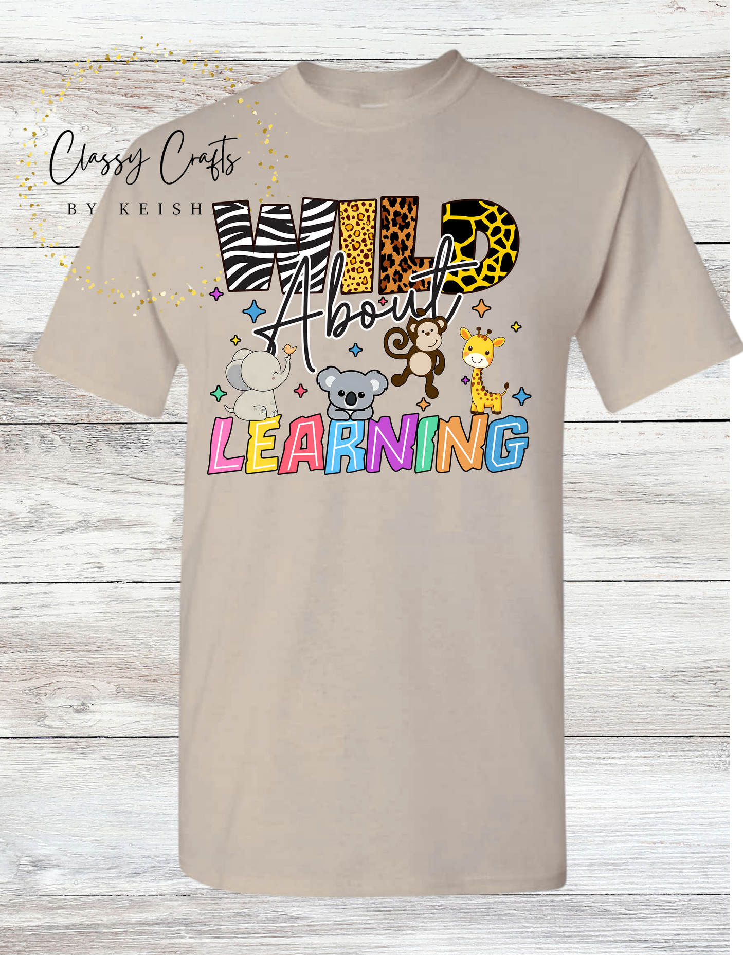 Wild About Learning Graphic Shirt