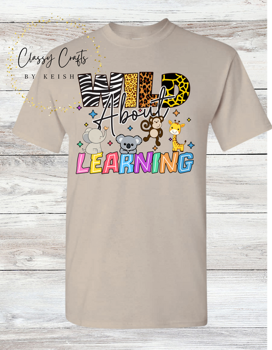 Wild About Learning Graphic Shirt