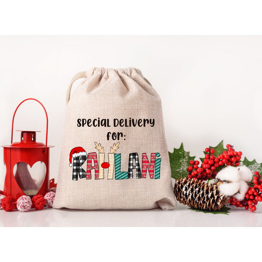 Personalized Christmas Gift Sacks