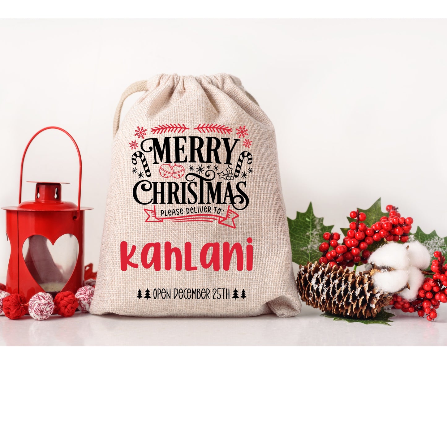 Personalized Christmas Gift Sacks