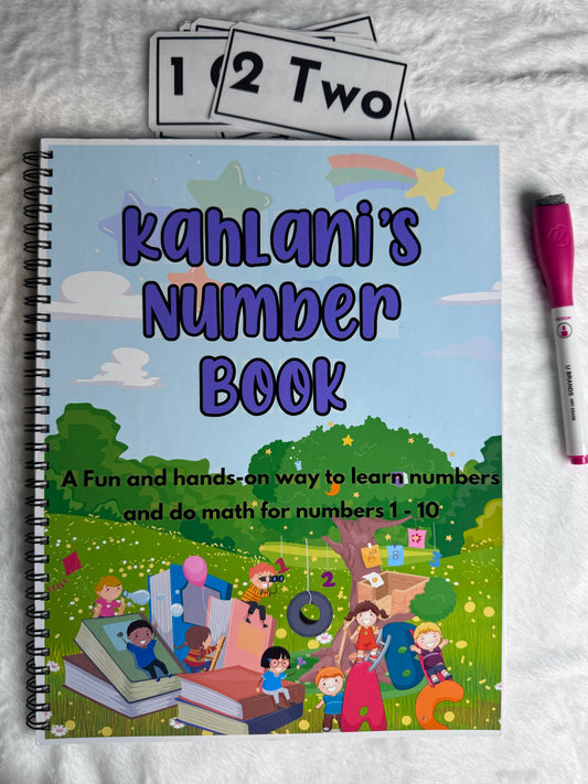 Personalized Kids Number Book