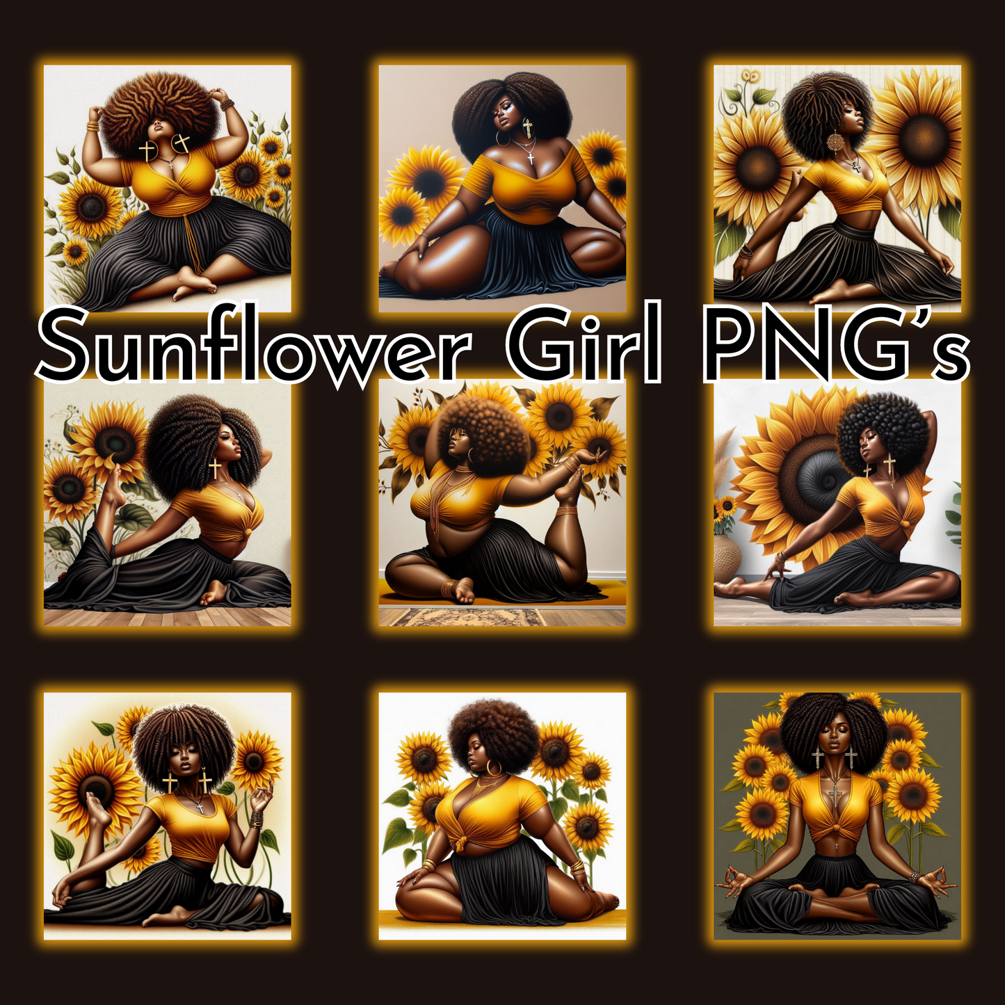 Sunflower Girl Digital Downloads