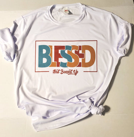 BLESSED and Bossed Up Graphic Shirt