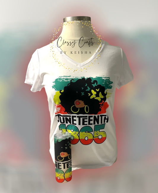 Juneteenth 1865 Shirt & Tumbler set